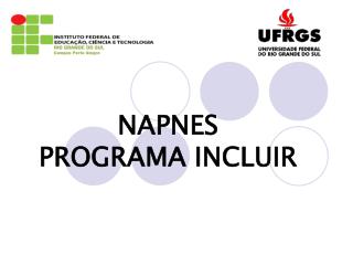 NAPNES PROGRAMA INCLUIR