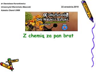 Z chemią za pan brat