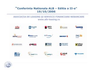 “ Conferinta Nationala ALB – Editia a II-a” 19/10/2006