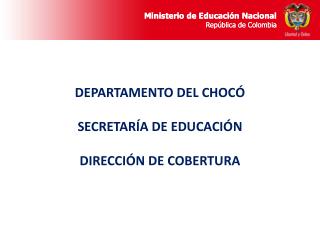 Ministerio de Educación Nacional República de Colombia