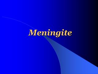 Meningite