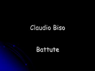 Claudio Biso