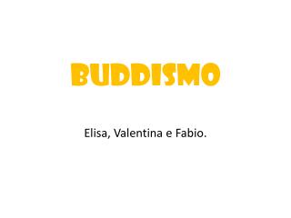 BUDDISMO