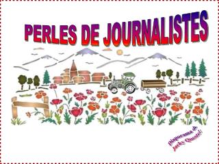 PERLES DE JOURNALISTES