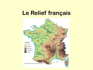 Le Relief français