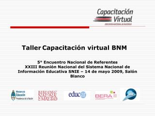 Taller Capacitación virtual BNM
