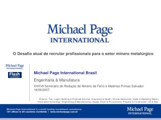 Michael Page International Brasil Engenharia &amp; Manufatura