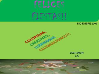 FELICES FIESTAS!!