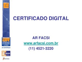 CERTIFICADO DIGITAL