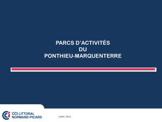 PARCS D’ACTIVITÉS DU PONTHIEU-MARQUENTERRE