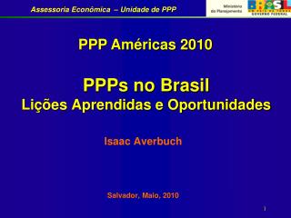 PPPs no Brasil Lições Aprendidas e Oportunidades