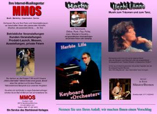 mit Tanzmusik, Oldies, Rock, Pop, Polka,