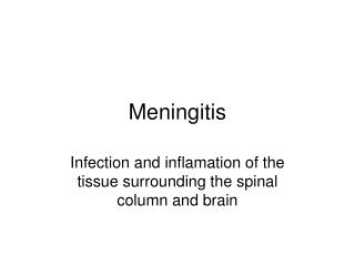 PPT - Viral Meningitis PowerPoint Presentation - ID:2686365