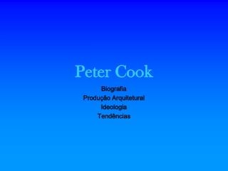 Peter Cook