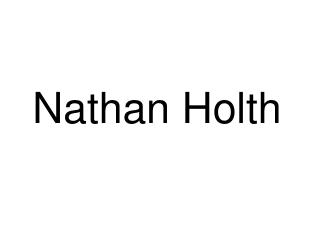 Nathan Holth