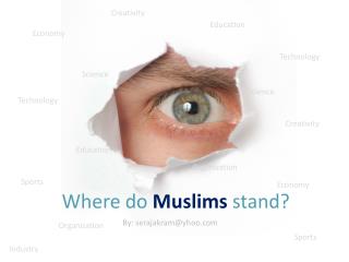 Where do Muslims stand?