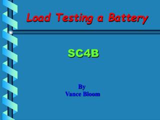 Load Testing a Battery