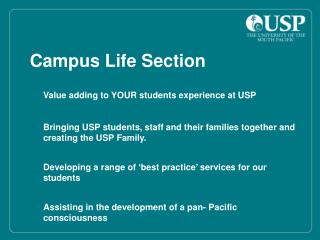 Campus Life Section