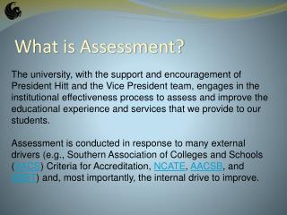 What is Assessment?