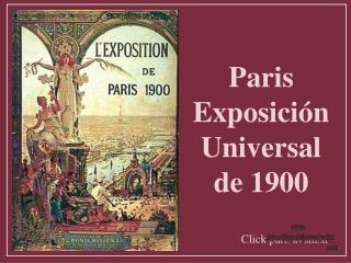 Paris Exposición Universal de 1900