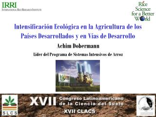 Intensificación Ecológica en la Agricultura de los Países Desarrollados y en Vías de Desarrollo