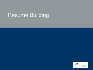 Resume Building