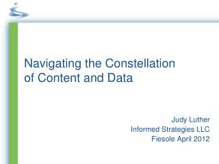 Navigating the Constellation of Content and Data