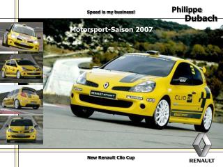 New Renault Clio Cup