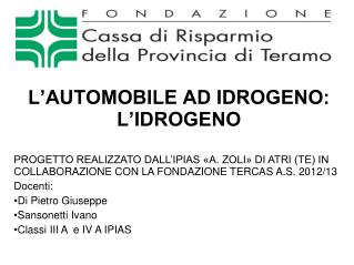 L’AUTOMOBILE AD IDROGENO: L’IDROGENO