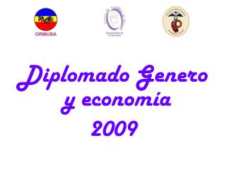 Diplomado Genero y economía 2009