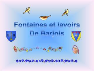 Fontaines et lavoirs De Barjols