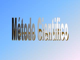 Método Cientifico