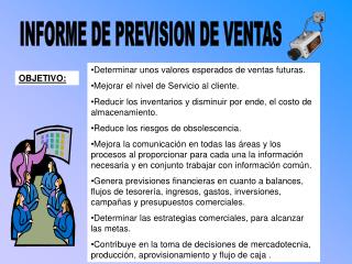 INFORME DE PREVISION DE VENTAS