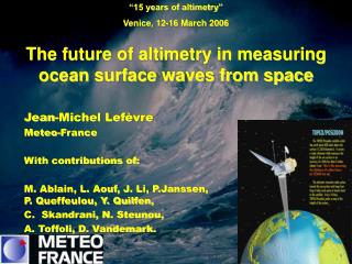 The future of altimetry in measuring ocean surface waves from space
