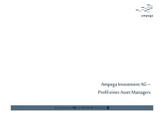 Ampega Investment AG – Profil eines Asset Managers