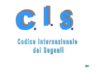 Codice Internazionale dei Segnali