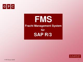 FMS Fracht Management System für SAP R/3