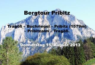 Bergtour Pribitz