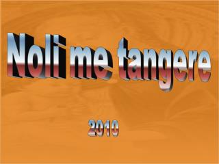 Noli me tangere