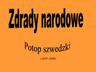 Zdrady narodowe