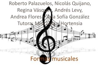 Formas musicales