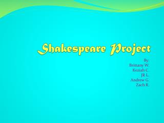 Shakespeare Project