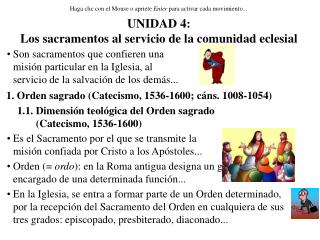 UNIDAD 4: Los sacramentos al servicio de la comunidad eclesial
