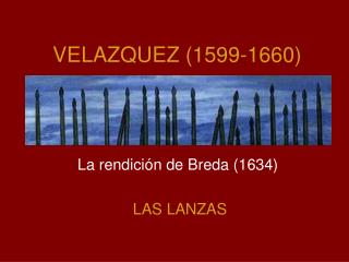 VELAZQUEZ (1599-1660)