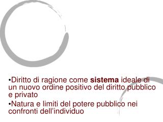 Il sorgere delle dottrine giusnaturalistiche in Europa