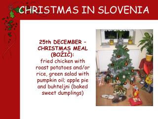 CHRISTMAS IN SLOVENIA