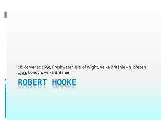 Robert hooke