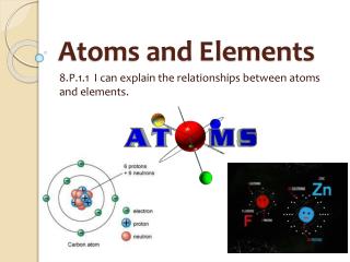 Atoms and Elements