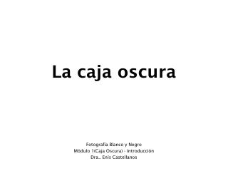 La caja oscura