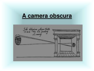 A camera obscura